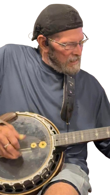 Banjo Bob Playing the Banjo